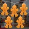 Northlight LED Gingerbread Men Christmas String Lights - 4' Clear Wire - 10ct